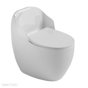 Factory supply 300/400mm 3-6L upper-pressing one piece toilet luxury flush toilet