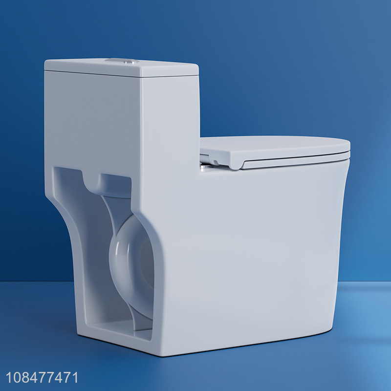 Wholesale 300/400mm 3-4.5L household water saving upper-pressing one piece toilet