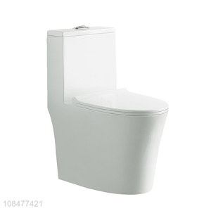 Wholesale 300/400mm 3-4.5L upper-pressing one piece toilet with CE certification