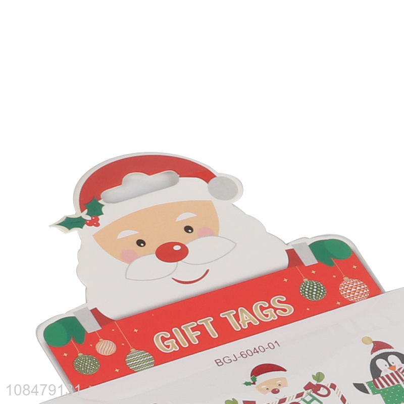 Wholesale Christmas gift tag stickers self adhesive holiday gift label