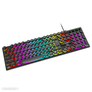 High quality 104 keys wired backlit waterproof mechanical keyboard