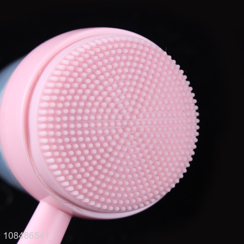 Best quality double-sided massage facial cleansing brush for sale