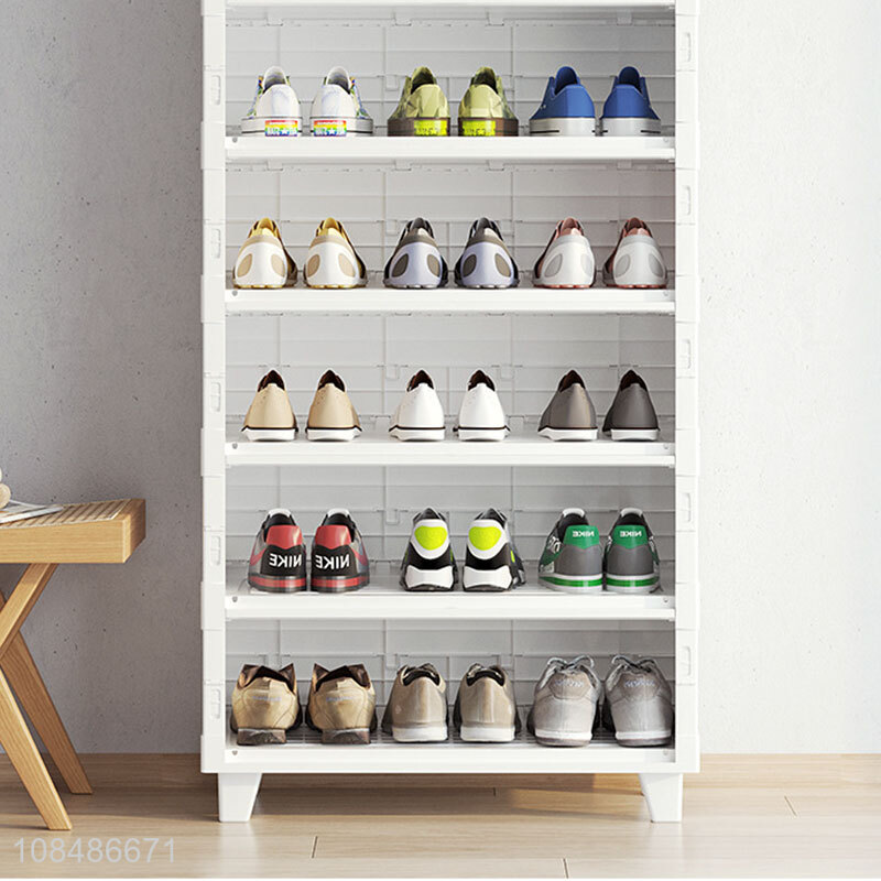 Wholesale price fashion shoebox dust-proof storage shoe cabinet