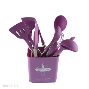 Custom logo 13pcs/set heat resistant silicone cooking utensils kitchen tools