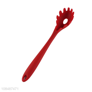 Wholesale heat resistant food grade silicone spaghetti spatula pasta fork