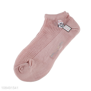 Top products pink rabbit printed women short socks for sale