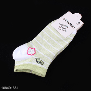 Low price breathable women shorts socks casual socks