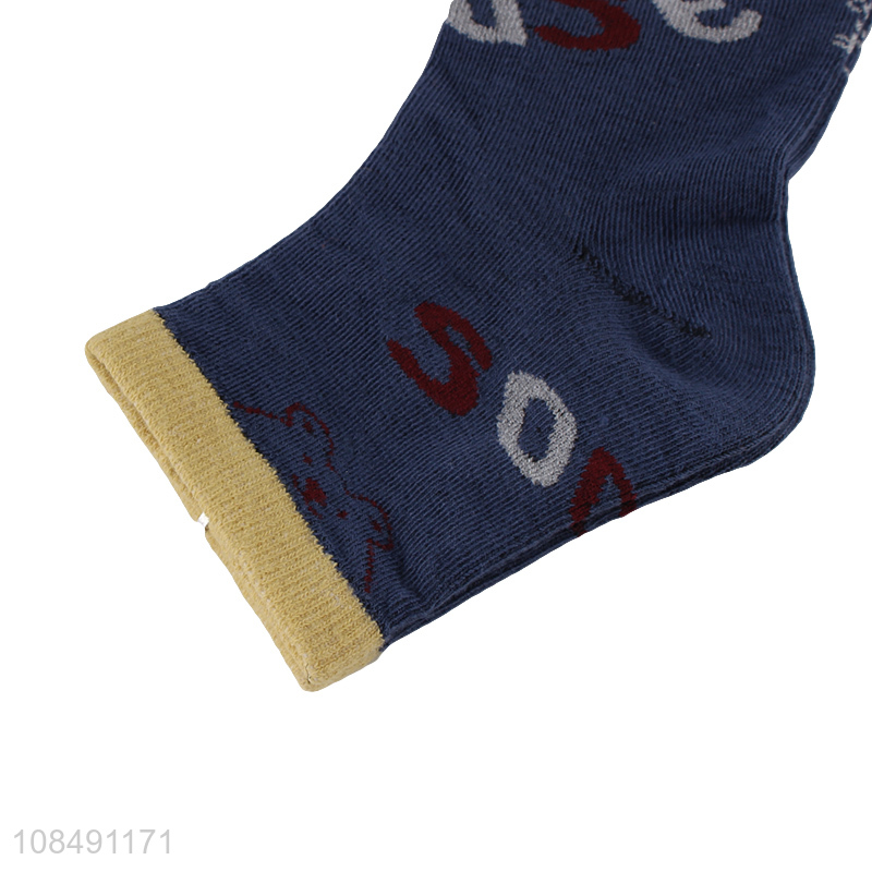 China wholesale comfortable soft children kids printed socks