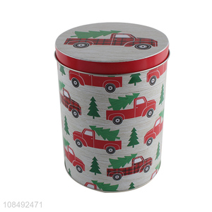 Hot sale 5pcs/set airtight metal cans cookie tin cans for holiday gifting