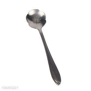 Wholesale price creative long handle dinner spoon mixing spoon