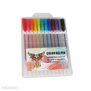 New arrival 12 colors gel pen hand account pen for sale