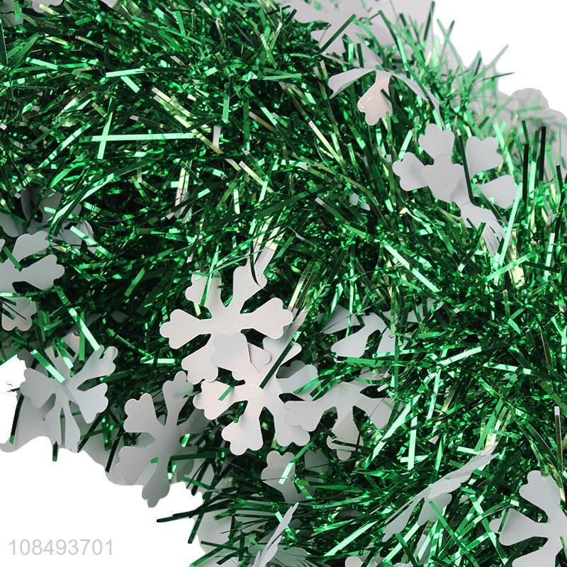 Popular product tinsel Christmas wreath for indoor outdoor wall decor