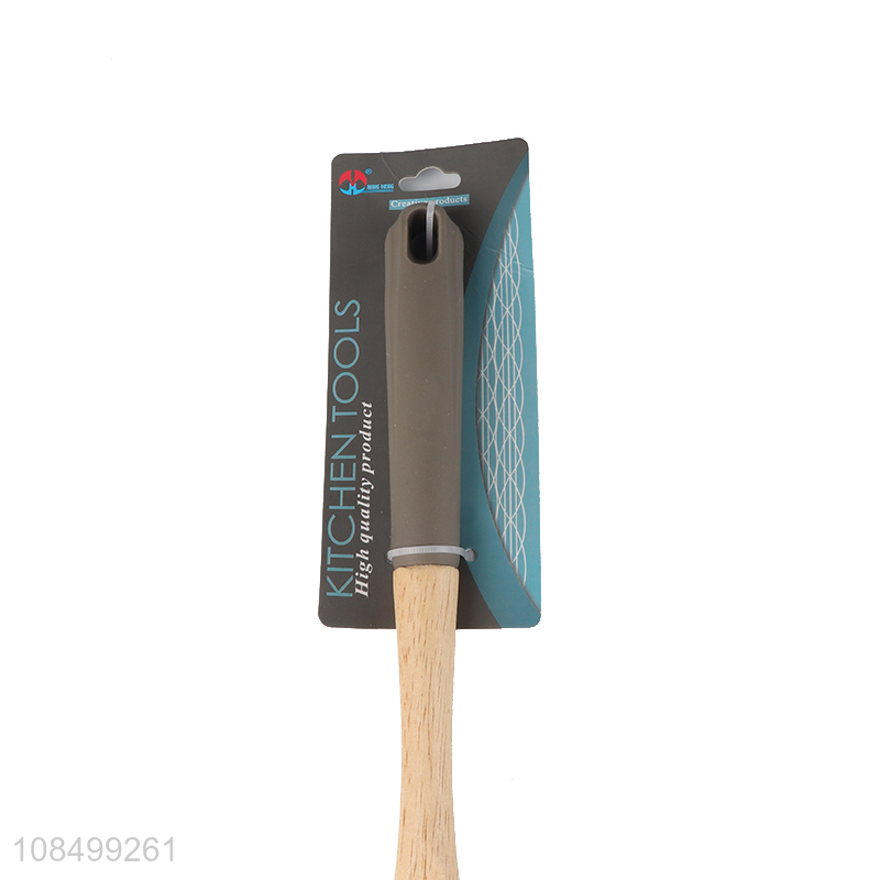 Factory direct sale wooden handle silicone spatula kitchen supplies
