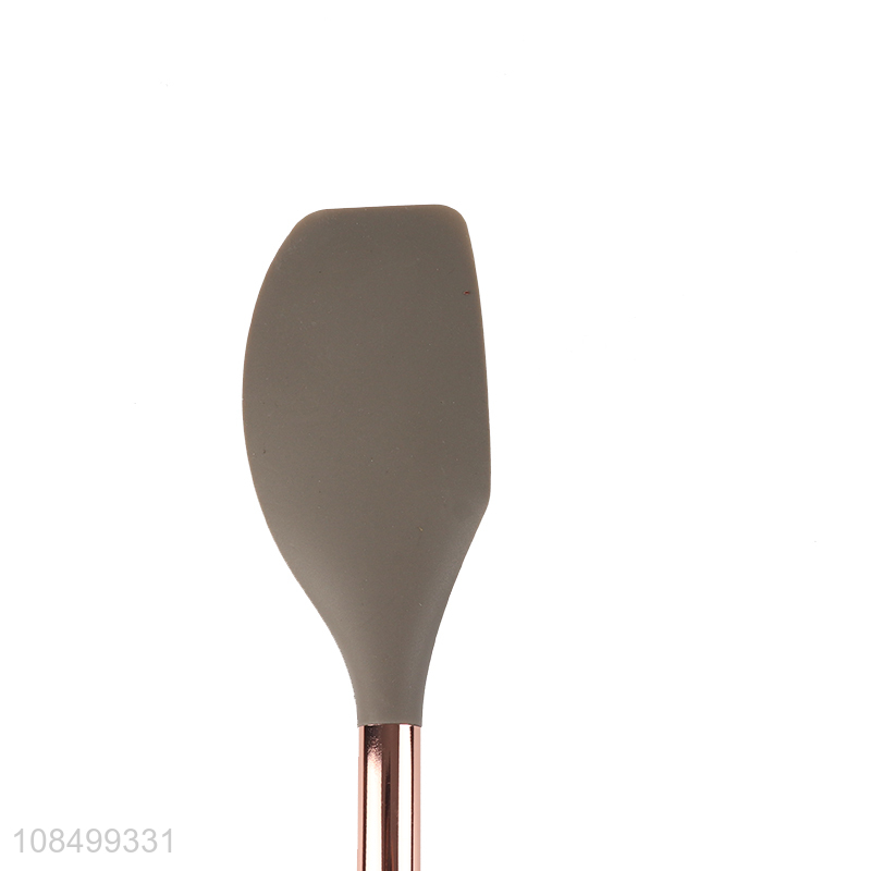 Hot sale long handle silicone scraper spatula kitchen supplies