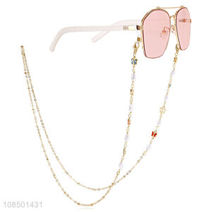 Wholesale color butterfly glasses chain anti-slip sunglasses chain