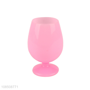 New products outdoor food grade siicone wine glass red wine goblet
