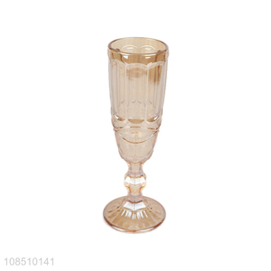 High quality colored red wine goblet wine glasses for birthday gifts