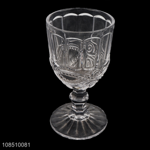 China imports clear stemmed wine glasses engraved vintage wine glasses