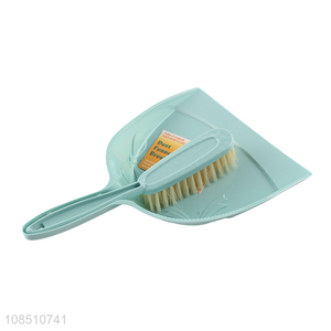 Latest design plastic handheld home cleaning dustpan broom set