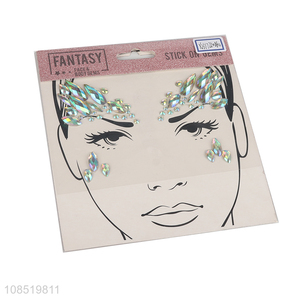 Hot selling face and body gems face jewels body stickers
