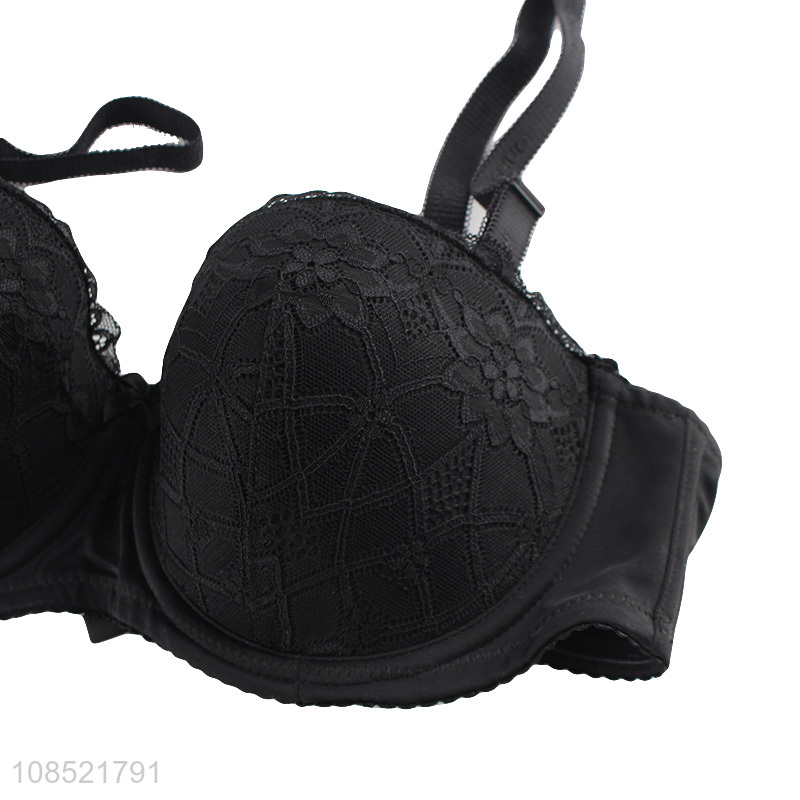 Factory price stylish lace bras push-up bra women underwear