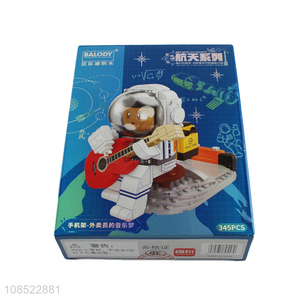 New products assembly astronaut phone holder buiding blocks set
