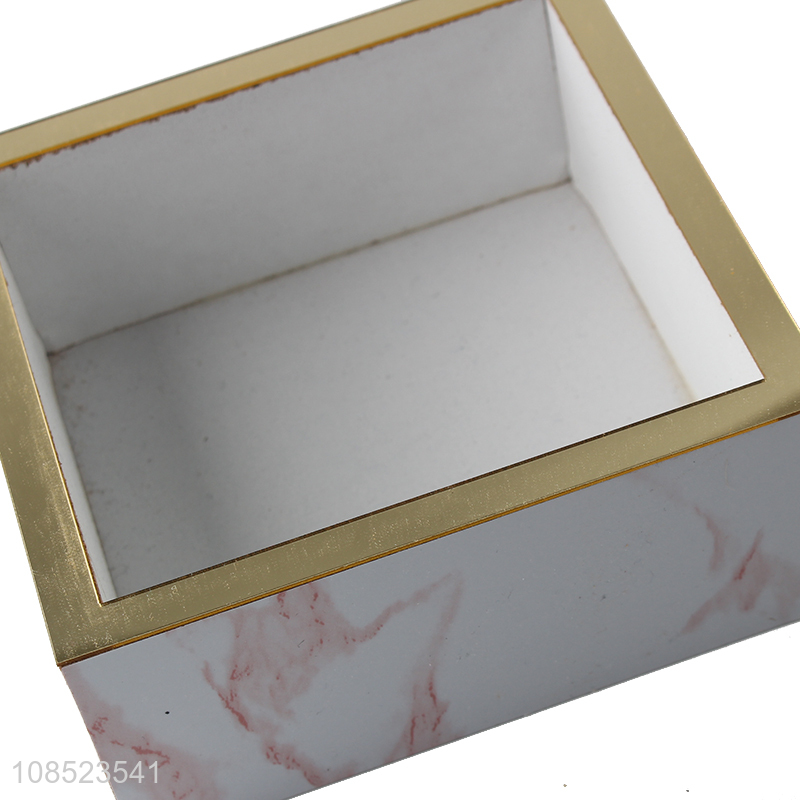 Wholesale density board storage box marble pattern storage container