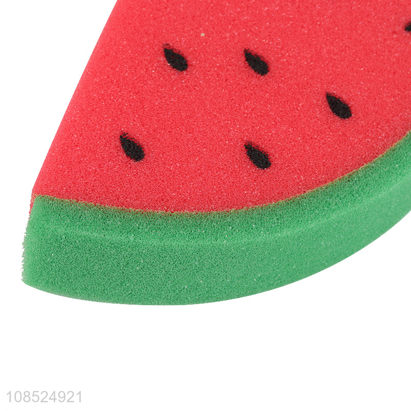 Good quality kids bath sponge watermelon shape body scrub sponge