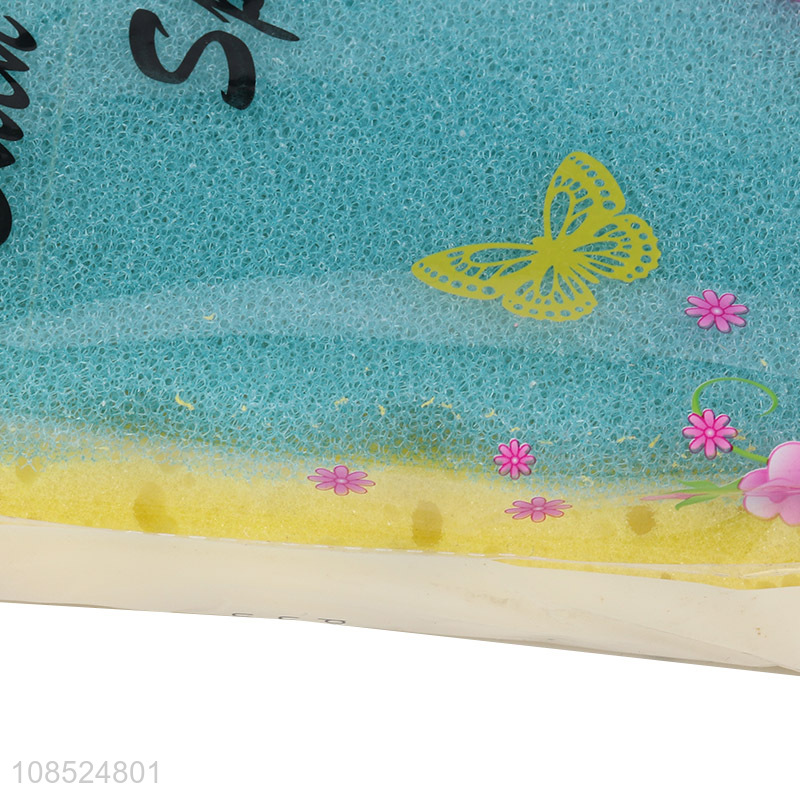 Wholesale kids toddlers bath sponge body exfoliating loofah sponge
