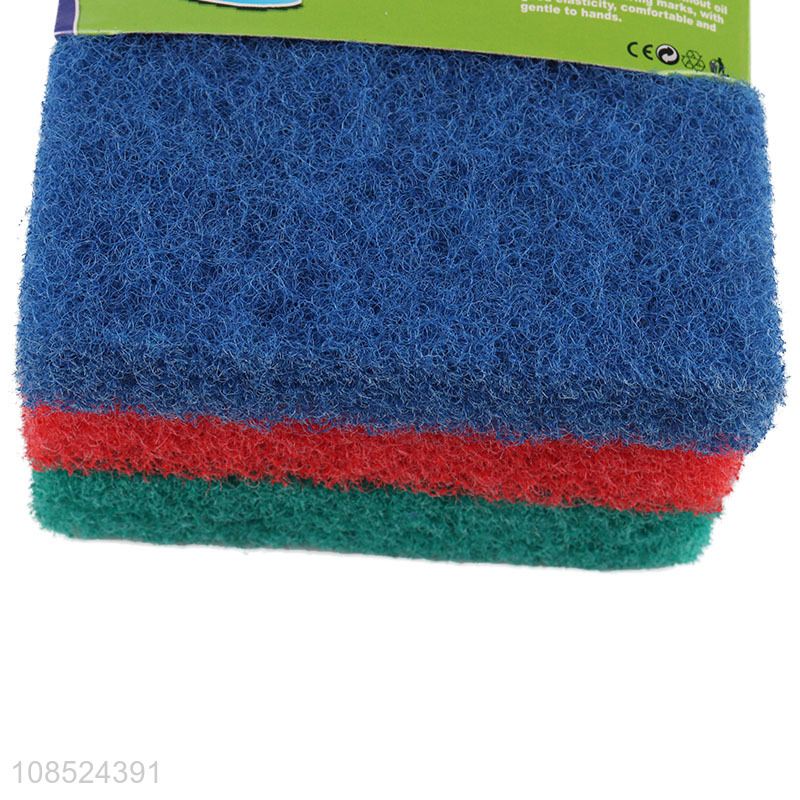 Factory supply durable non-scratch scouring pads kitchen scourers