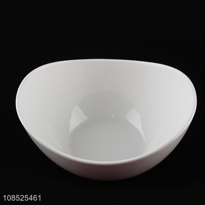 Wholsale from china ceramic white salad bowl dinnerware bowl