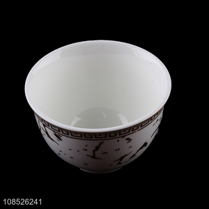 Wholesale fine ceramic rice bowl soup bowl serving bowl