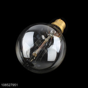 Top selling round glass vintage shape led light bulb