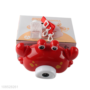 Online wholesale cartoon outdoor bubble camera toys for summer