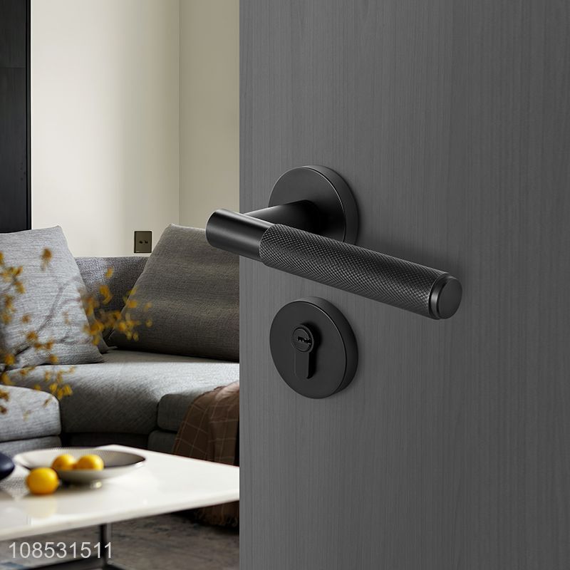 Wholesale interior door handle lock set magnetic suction door handle split lock