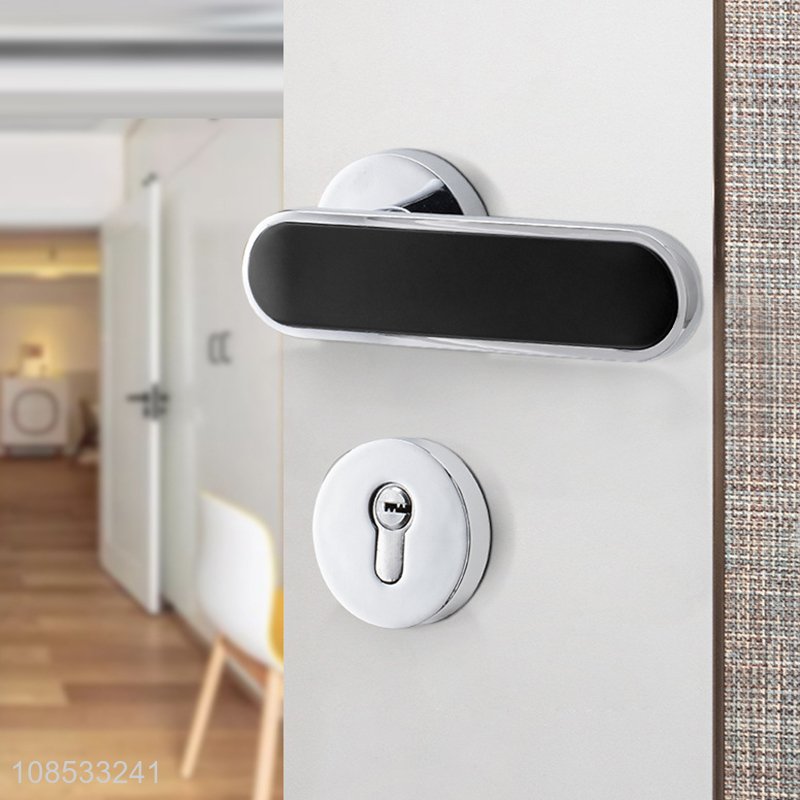 Online wholesale silent door lock zinc alloy door handle lock