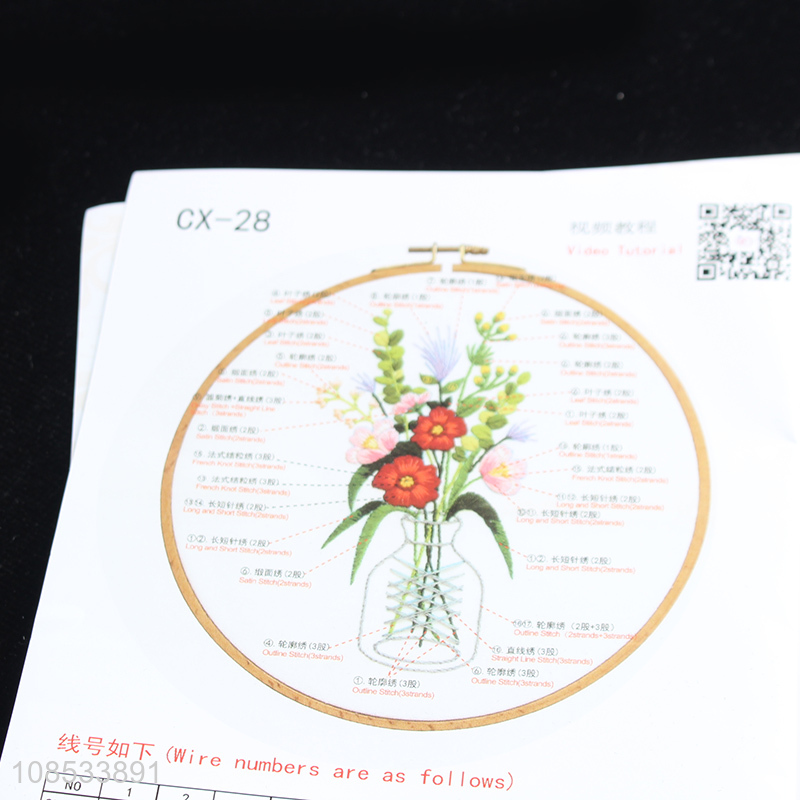 Wholesale embroidery kits for adults cross stitch kits for beginners