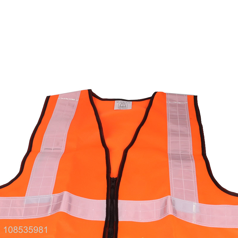Wholesale high visibility construction security reflective safety vest