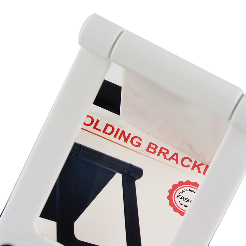 Wholesale durable adjustable folding plastic mobile phone bracket