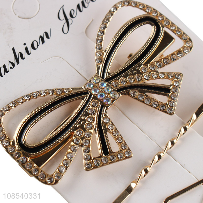 Low price delicate women hair clips set hair decoration
