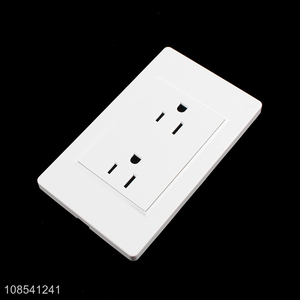 Bottom price USA standard wall plate switch white wall receptacle