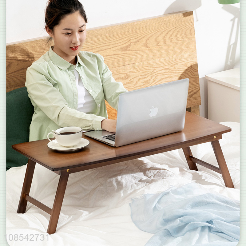 Hot selling folding laptop stand bed computer table for study work