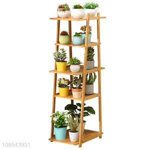 Top quality wooden multi-layer flower pot stand for sale