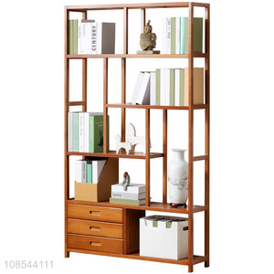 Top selling home furniture floor shelf bookcase