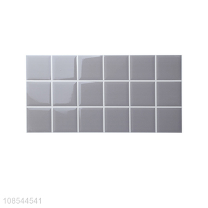 Wholesale 18-grid concave-convex polished wall tiles for kitchen bathroom