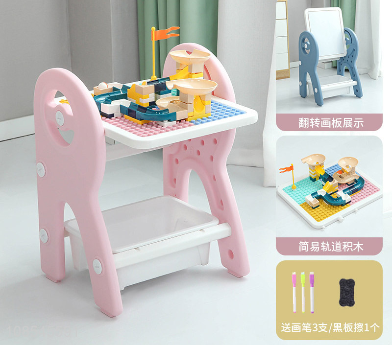 Best sale multi-functional baby building blocks desk