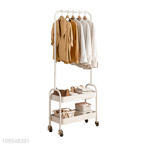 Factory supply household removable coat rack with pulley