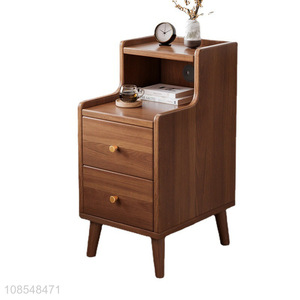 Factory wholesale home furniture bedside table nightstand