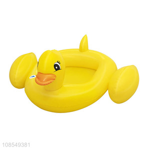 Hot selling duck swim tube inflatable pool floats for kids