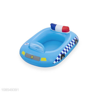 New product police car inflatable pool floats for kids baby